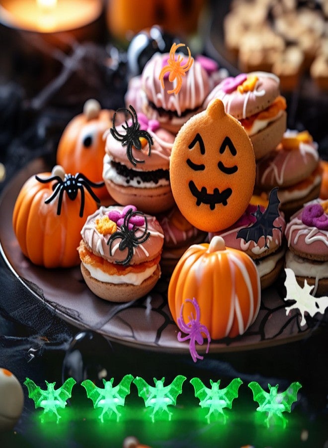 JXITON 150pcs Halloween Spider Rings Bat Ring,Colorful Plastic Spider & Bat Finger Rings Trick or Treat Toy Gifts for Halloween Costume Accessories Party Decoration - Image 5